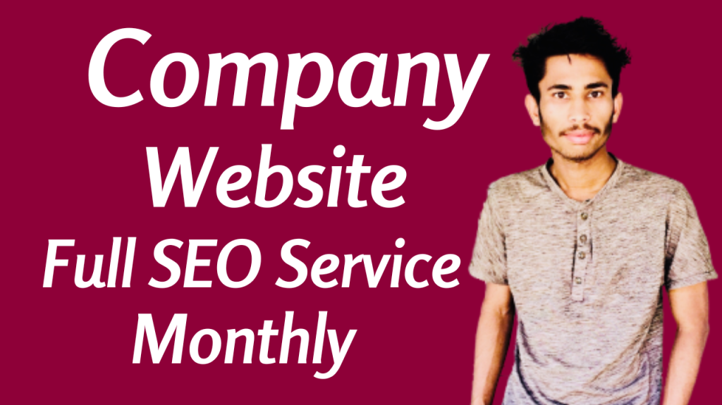 Company Website Full SEO Service Monthly