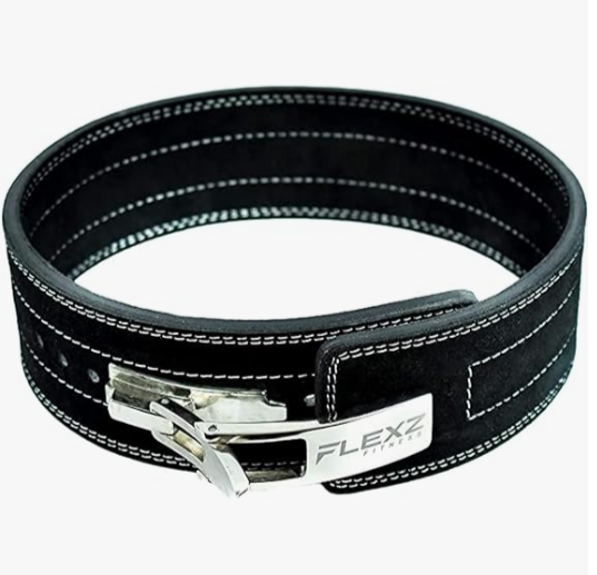 Flexz Fitness Lever Weight Lifting Belt Leather